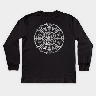 Helm of awe Kids Long Sleeve T-Shirt